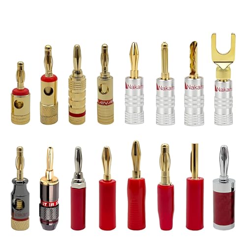 10/20 Stücke 4mm Bananenstecker Vergoldet Audio Lautsprecher Bananenstecker(Jx20) von UYUUBNK