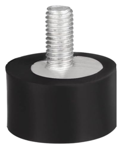 UZAMIRLEX Anti-Vibrations-Isolatorbuchse, 1 Stück M10 M12 mm Gummi-Stoßdämpfer, Anti-Vibrations-Halterung, Isolator-Dämpfer for Schweißmaschine, Wasserpumpen-Absorberbolzen(M10x27mm 50x50mm) von UZAMIRLEX