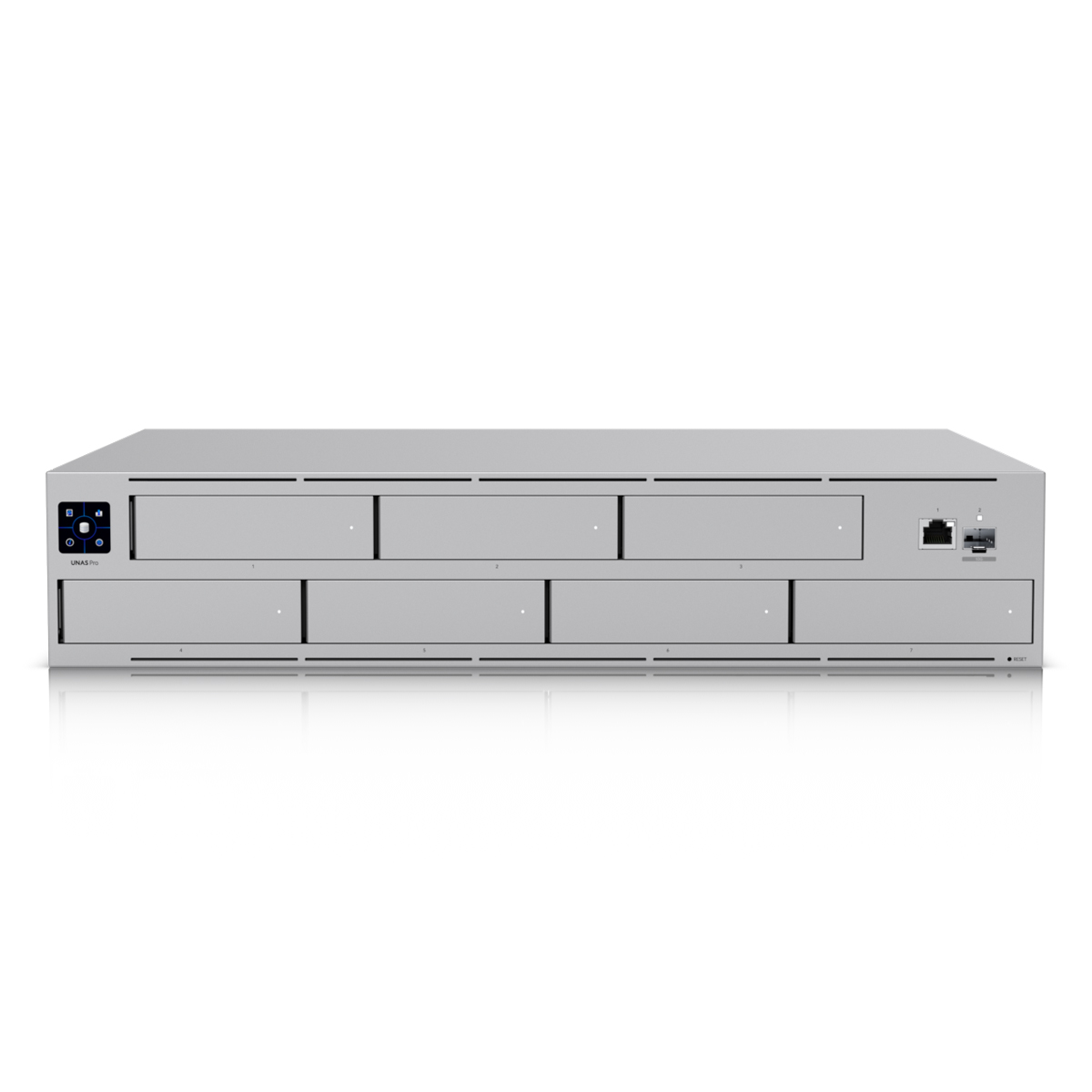 Ubiquiti UNAS Pro NAS 7-Bay 0/7 HDD/SSD, 1x 10G SFP+, 1x 1G RJ45, 8GB RAM von Ubiquiti