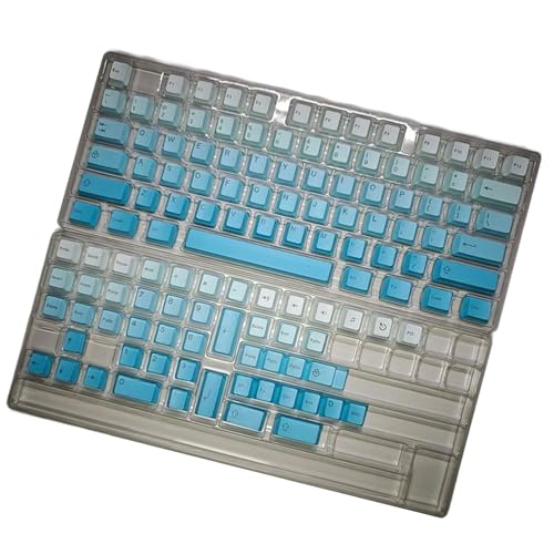 Ubxvamm 125Keys Original Höhe Dye Sublimation Gradienten Tastenkappen oben/seitlich graviert für mechanische Tastaturen Tastenkappen von Ubxvamm