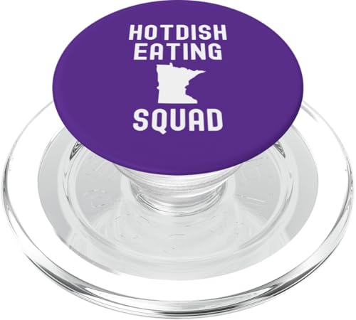 Hotdish Eating Squad Minnesota lustiges Essen aus dem Mittleren Westen PopSockets PopGrip für MagSafe von Uff Da Apparel Co.