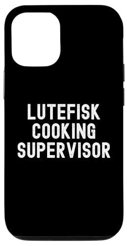 Hülle für iPhone 12/12 Pro Lutefisk Koch Supervisor lustig Norweger Leckerbissen Humor von Uff Da Apparel Co.