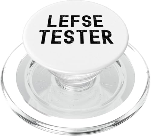 Lefse Tester lustig Norweger Leckerli Midwestern Witz Vintage PopSockets PopGrip für MagSafe von Uff Da Apparel Co.