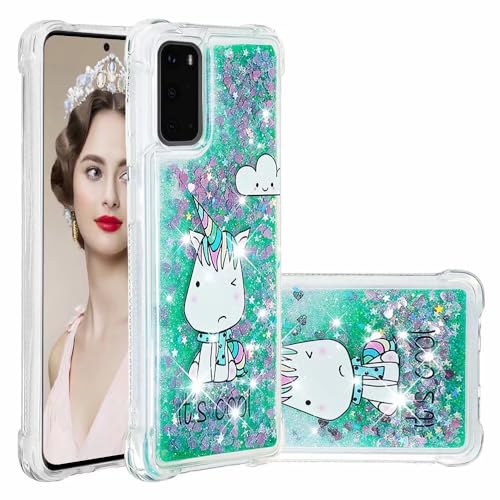 Hülle Case für Samsung Galaxy A06 Glitzer Handyhülle Stoßfestes Tasche für Samsung Galaxy A06 Diamond Flüssige Cover Bumper TPU Schutzhülle für Samsung Galaxy A06 Handy Hüllen kleines Monster von Ufgoszvp