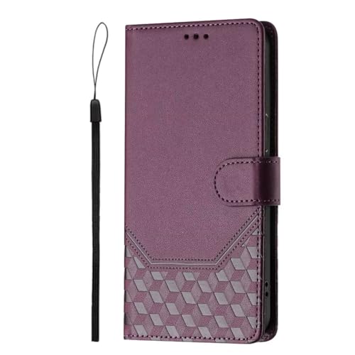 Hülle für Google Pixel 8A, PU Leder Folio Flip Business Handy Schutzhülle Google Pixel 8A Klappbar Magnetisch Cover Case mit Brieftasche Handyhülle Klapphülle für Google Pixel 8A Lila von Ufgoszvp