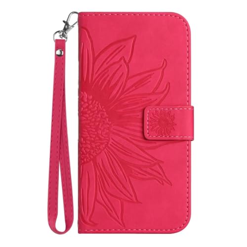 Lederhülle für Xiaomi Poco C75/Redmi 14C Sonnenblume Flip Hülle Wallet Case Handyhülle PU Leder Tasche Cover Kartensteckplätzen Schutzhülle für Xiaomi Poco C75/Redmi 14C Handy Hüllen Jiu Hong. von Ufgoszvp