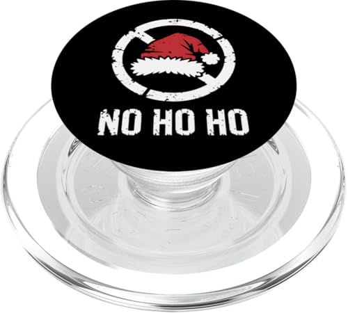 Lustiges Anti-Weihnachten No Ho Ho PopSockets PopGrip für MagSafe von Ugly Christmas Grumpy Xmas Kids Men Women Tees