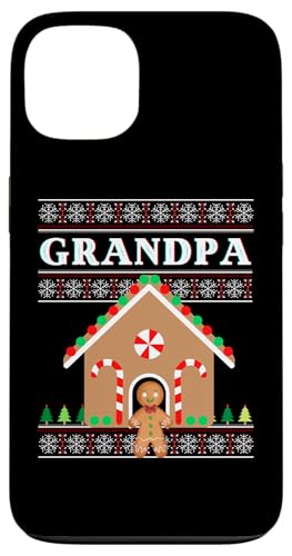 Hülle für iPhone 13 Lustiger Weihnachtspullover für Opa, Lebkuchen, Süßigkeiten von Ugly Christmas Sweater Matching Xmas Family Gifts