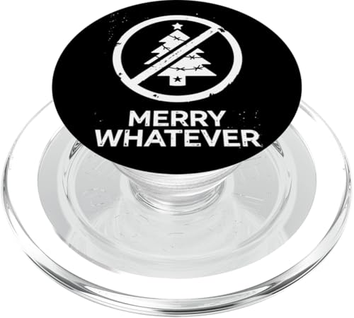 Fröhliches, was auch immer lustiges, antiweihnachtliches, mürrisches Weihnachtsfest PopSockets PopGrip für MagSafe von Ugly Christmas Xmas Hater Men Women Tees and Gifts