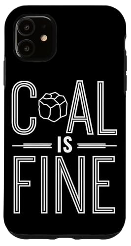 Hülle für iPhone 11 Lustige Anti-Weihnachten Grumpy Christmas Coal Is Fine von Ugly Christmas Xmas Hater Men Women Tees and Gifts