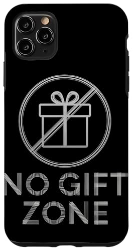 Hülle für iPhone 11 Pro Max Lustiges Anti-Weihnachten Grumpy Christmas No Gift Zone von Ugly Christmas Xmas Hater Men Women Tees and Gifts