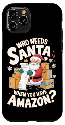 Hülle für iPhone 11 Pro Lustiger Weihnachtsmann Anti Weihnachten Wer braucht Weihnachtsmann von Ugly Grumpy Xmas Lover Kids Men Women Tees Gifts