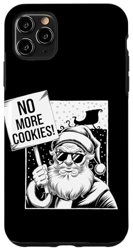 Hülle für iPhone 11 Pro Max Lustiger Weihnachtsmann Anti Weihnachten No More Cookies von Ugly Grumpy Xmas Lover Kids Men Women Tees Gifts