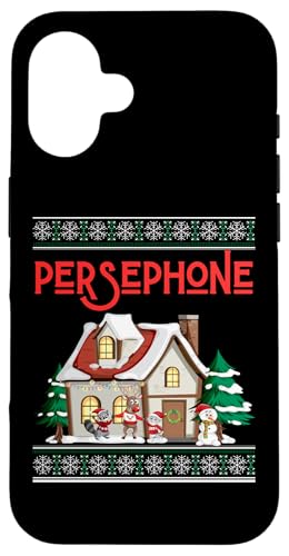 Hülle für iPhone 16 Persephone Ugly Christmas Sweater für Familien, Herren, Damen, Jungen, Mädchen von Ugly Xmas Matching Family PJ Christmas Party Shopp