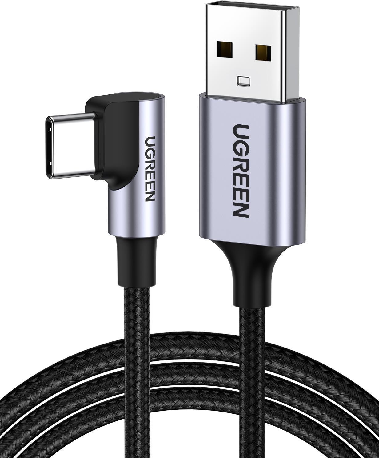 UGREEN Angled USB-C To USB-A Data Cable Black 1M (50941) von Ugreen