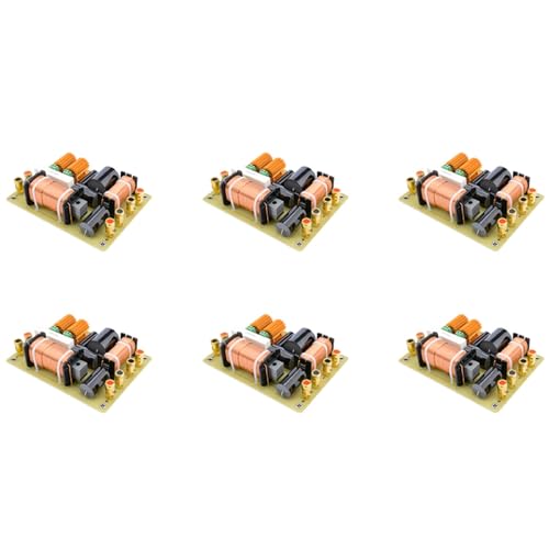 Uhidka 6X 2 Wege Audio Frequenzweiche Hochtöner Bass Lautsprecher Frequenzweiche Professioneller Frequenzteiler Stufen Filter für 15 Lautsprecher von Uhidka