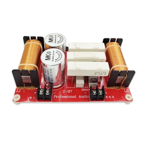 Uikdjgu 1 Stück 550W Heavy Bass Lautsprecher Frequenzweiche Rote PCB HiFi DIY Autoaudio Frequenzweiche Filter von Uikdjgu