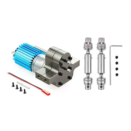 Uinfhyknd Metall Getriebe Getriebe 370 Motor mit Antriebs Welle Upgrade ZubehöR für C14 C24 B24 B36 MN D90 MN99S RC, von Uinfhyknd