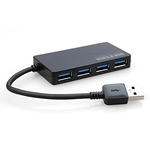 Uinfhyknd USB 3.0 Hub 4-Port Hochgeschwindigkeits-Narrow Expansion Splitter von Uinfhyknd