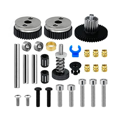 (1 Set) 3D-Druckerzubehör HGX Extruder Gear HGX-LITE-Extruder gehärteter Stahl Nylon Extruder von Uitndvyte