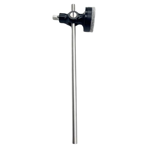 Metallköpfe Bass Drum Pedal Beater Kicks Drum Fußpedal Beater Einstellbare Hammerköpfe Drum Beater Drum Zubehör von Ukbzxcmws