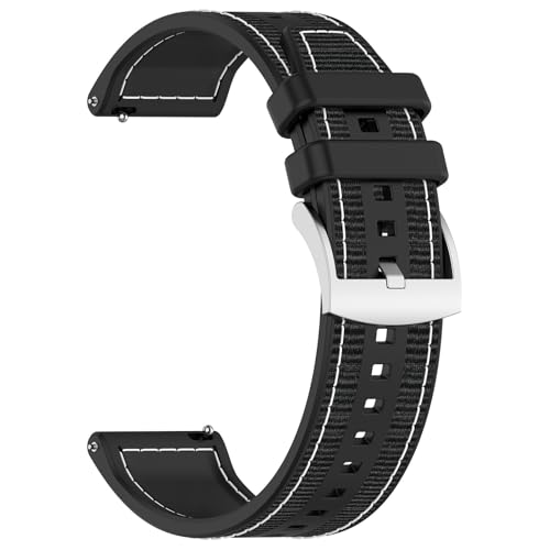 Ukbzxcmws Silikon Uhrenarmband 22 Mm Sportarmband Ersatz Für Smartwatches Aller Geschlechter Bequem Für Männer Und Frauen von Ukbzxcmws