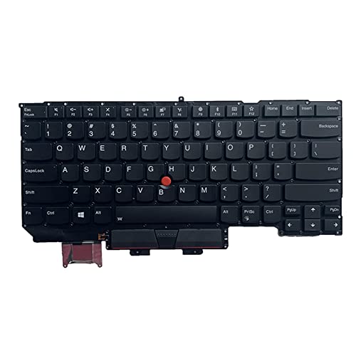 Ukbzxcmws US Laptop Tastatur Mit Englischen Buchstaben/Zeichen – Desktop Design In Voller Größe Für ThinkpadX1 Carbon 5. Generation 5 2017 US Layout Tastatur von Ukbzxcmws