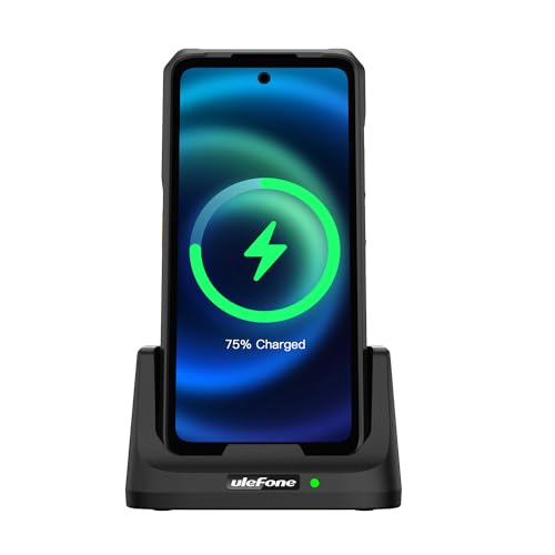 Ulefone Armor 26 Ultra Schreibtisch-Ladestation für Armor 26 Ultra Outdoor Handy, 33W Wireless Charger für Ulefone Armor 26 Ultra Smartphone von Ulefone