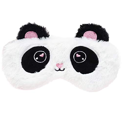 Ulife Mall Süße Panda Schlafmaske Weiche Plüsch Augenbinde, Lustige emoticons Schlafmaske Augenmaske Augenabdeckung für Mädchen Jungen Frauen Männer Kinder Zuhause Schlafen Reisen von Ulife Mall