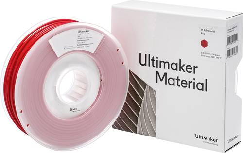 Ultimaker PLA - M0751 Red 750 - 211399 Filament PLA 2.85mm 750g Rot 1St. von Ultimaker