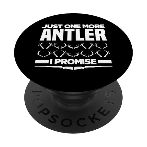 Einfach Nur Ein Geweih Mehr Jäger Humor Versprechen PopSockets mit austauschbarem PopGrip von Ultimative Hirschjäger-Kleidung Für Naturliebhaber