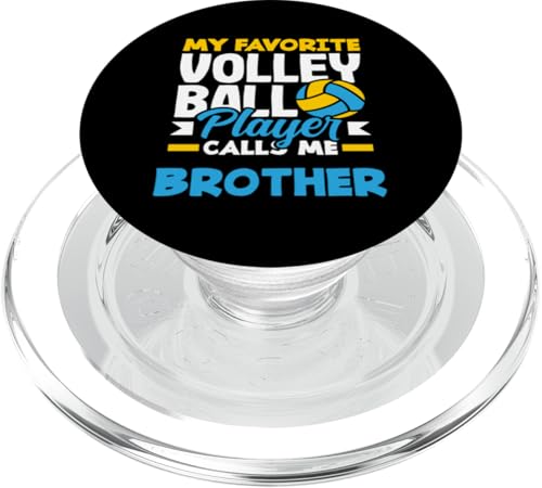 Mein Lieblings Volleyball Spieler Bruder PopSockets PopGrip für MagSafe von Ultimative Volleyball-Geschenke Für Spieler Fans