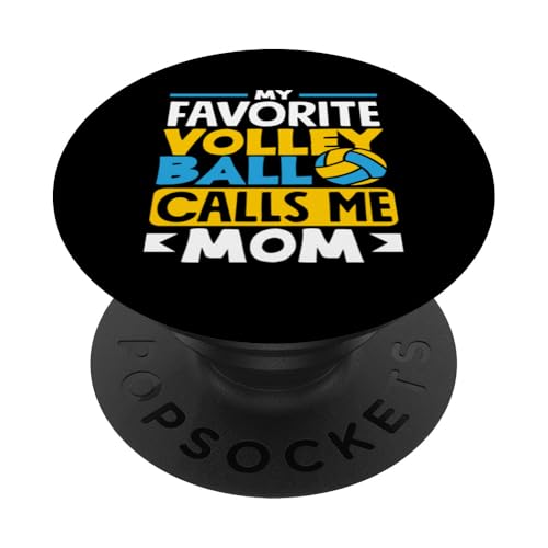 Meine Lieblings Volleyball Ruft Mich Mom PopSockets Klebender PopGrip von Ultimative Volleyball-Geschenke Für Spieler Fans