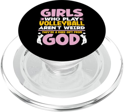 Volleyball Mädchen Geschenk Gottes Selten PopSockets PopGrip für MagSafe von Ultimative Volleyball-Geschenke Für Spieler Fans