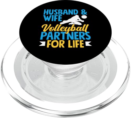 Volleyball Partner Fürs Leben Mann Frau PopSockets PopGrip für MagSafe von Ultimative Volleyball-Geschenke Für Spieler Fans