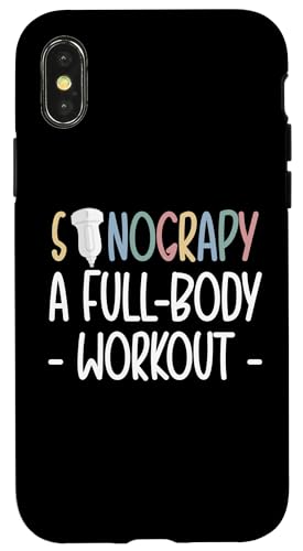 Hülle für iPhone X/XS A Full Body Workout Sonographer Ultrasound Nurse von Ultraschall Design Krankenschweste Ideen