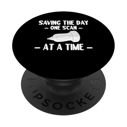 Saving The Day Sonographer Ultrasound Nurse PopSockets Klebender PopGrip von Ultraschall Design Krankenschweste Ideen