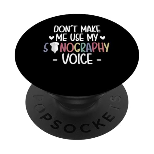 Dont Make Me Use My Ultraschall Sonografie Voice PopSockets Klebender PopGrip von Ultraschall Krankenschwester Design Idee