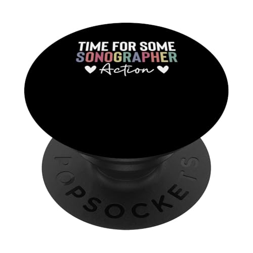 Time For Some Ultraschall Sonografie Action PopSockets Klebender PopGrip von Ultraschall Krankenschwester Design Idee