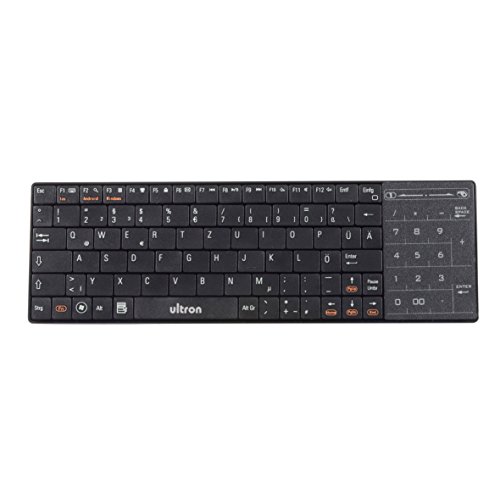 ultron Tastatur UMT-BT fashion black, Kompakte Bluetooth-Tastatur von Ultron AG