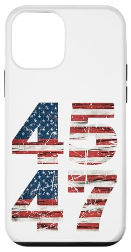 Hülle für iPhone 12 mini Vintage 45 47 Donald Trump amerikanische Flagge von Umherschweifender Republikaner