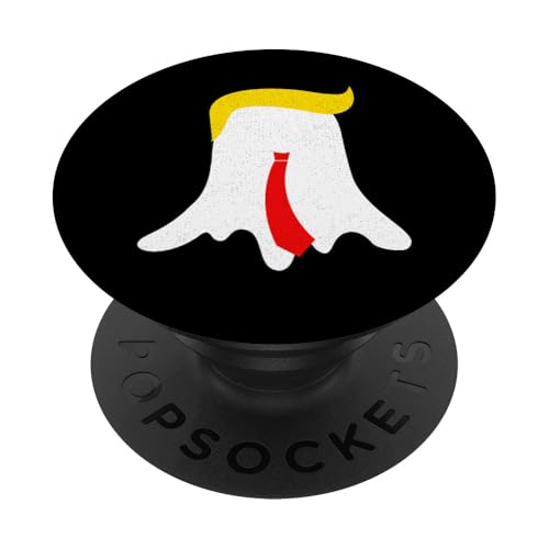 Lustiges Donald Trump Ghost Halloween PopSockets Klebender PopGrip von Umherschweifender Republikaner