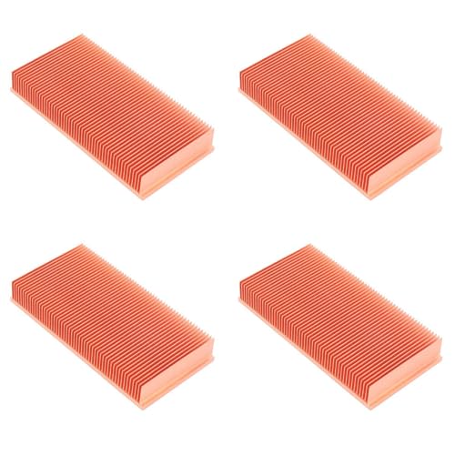 Umsoxhy 4X KupferküHlköRper 100X50X15Mm Skiving Fin KüHlköRper KüHler für Elektronischen RAM Chip LED VGA KüHler von Umsoxhy