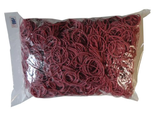 1kg Gummibänder Gummiringe rot Breite=3mm Ø=60mm von Unbekannt