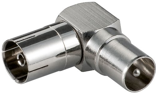 Unbekannt Metall-Winkeladapter Koaxial Stecker auf Koaxial Kuppl. (7 Stück) von Unbekannt