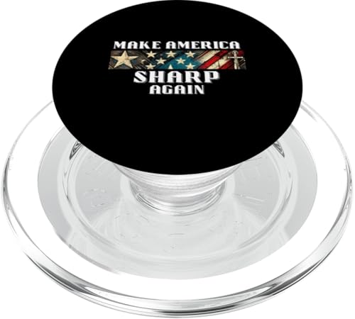 Macht Amerika wieder scharf USA Stars & Stripes PopSockets PopGrip für MagSafe von Unbreakable USA USA USA