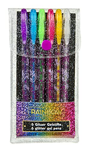 Undercover 1411RHOF0197 UND Rainbow High Gel Kugelschreiber, 6Stück von Undercover