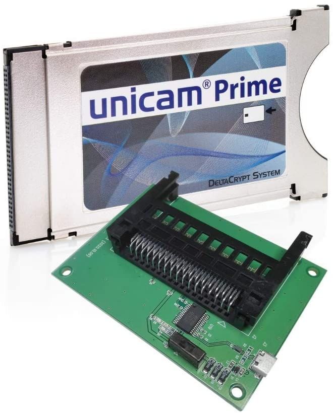 Unicam Prime CI Modul mit DeltaCrypt-Verschlüsselung 3.0 incl. USB Programmer von Unicam