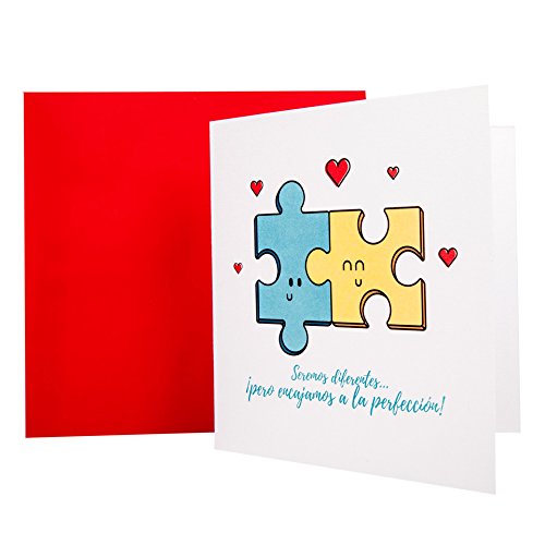 Unicef XA17052673 - Glückwunschkarte Puzzle Lovers von Unicef