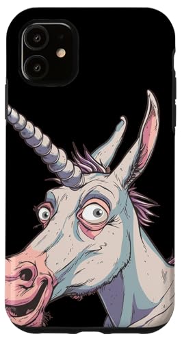 Hülle für iPhone 11 Lustiges hässliches Einhorn-Kostüm von Unicorn Donkey Outfit